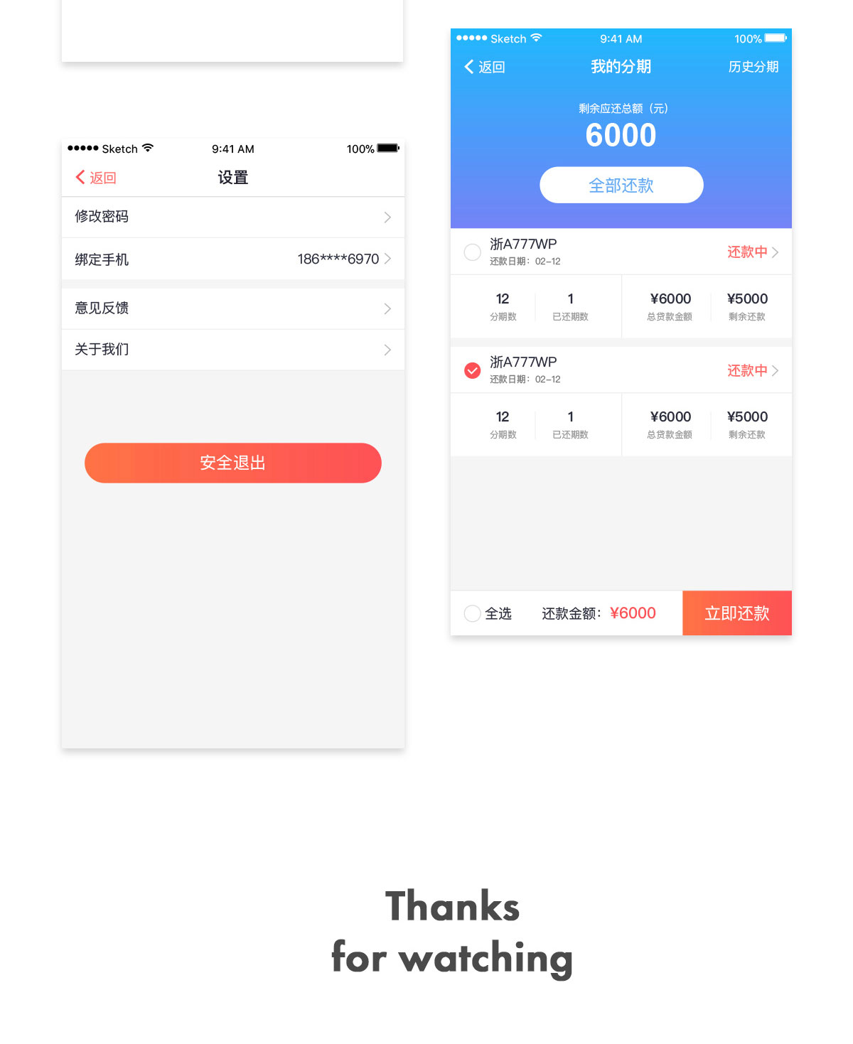 车险白条